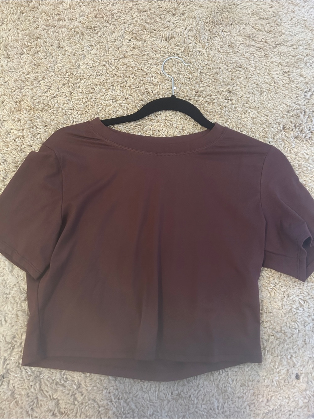 Kyodan Brown Cropped Gym Top